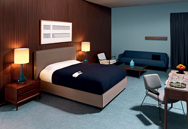 Wallpaper* воссоздал интерьер американского мотеля середины века