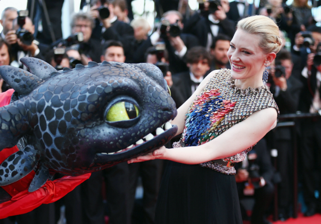 Гости на премьере мультфильма \"Как приручить дракона 2\"