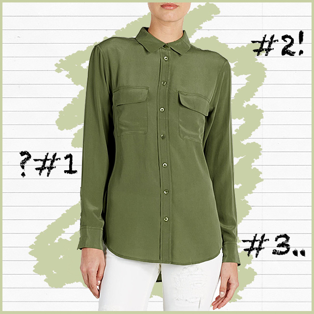 Одна вещь — 3 образа: рубашка в стиле сафари