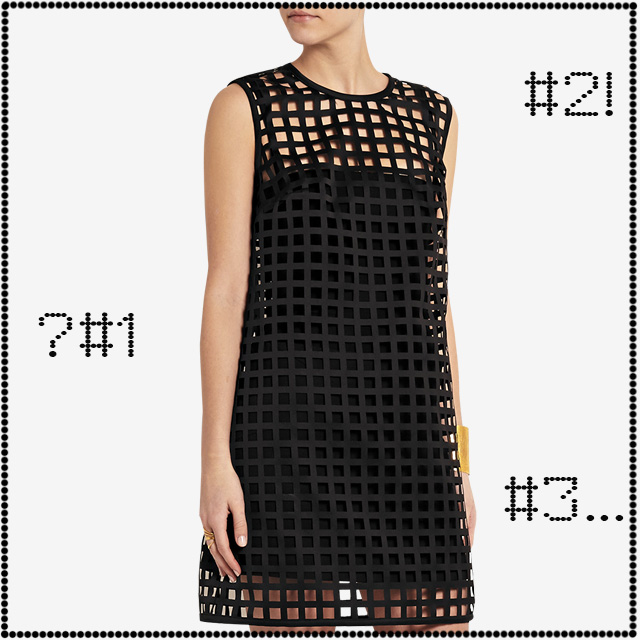 Одна вещь — три образа: платье-сетка Versace