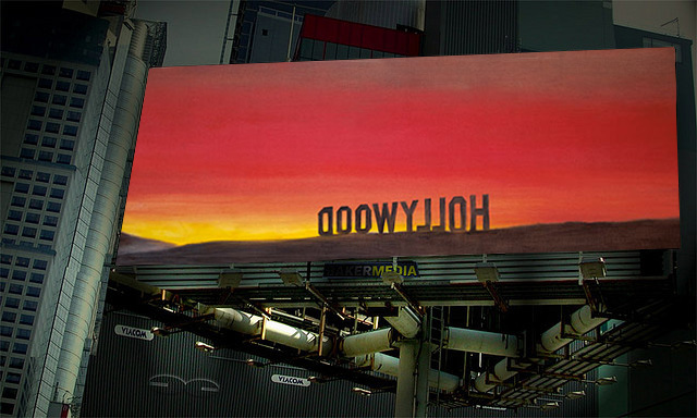 Картины американских художников на билбордах