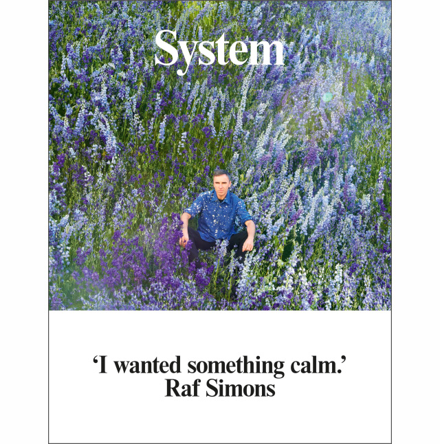 Сказка о потерянном времени: интервью Рафа Симонса для System