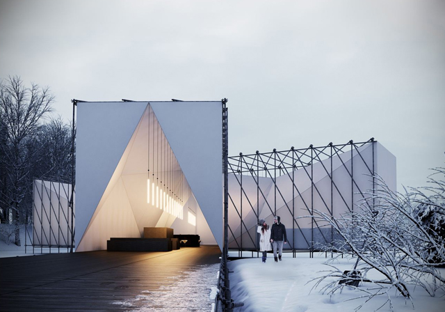 В Канаде откроют pop-up-ресторан на заледеневшей реке