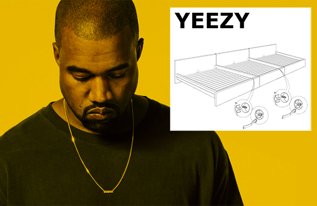 IKEA предложили Канье Уэсту сделать кровать