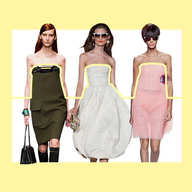 7 способов носить платье-бюстье