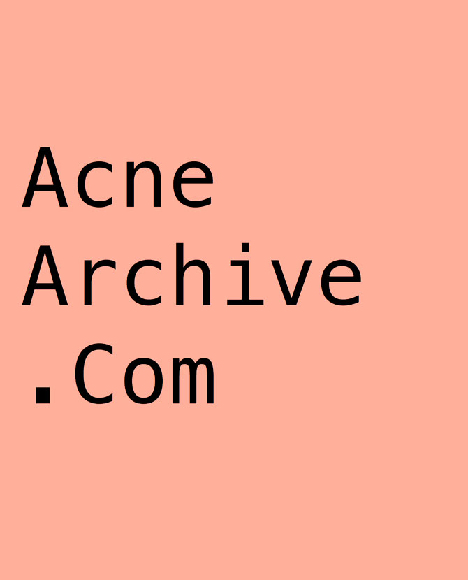 Acne Studios проведет онлайн-распродажу архивных коллекций в течение 48 часов