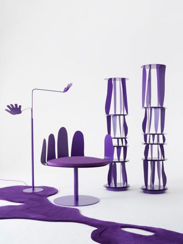 Гарри Нуриев создал фиолетовую коллекцию мебели для Opening Ceremony
