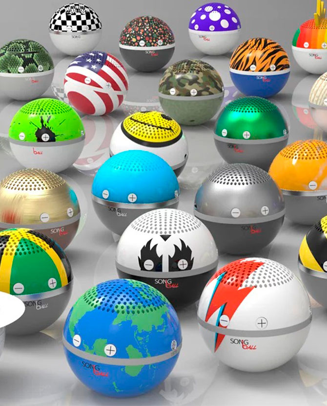 Подарите песню: итальянский дизайнер придумал сонгболы — милые шарики-динамики