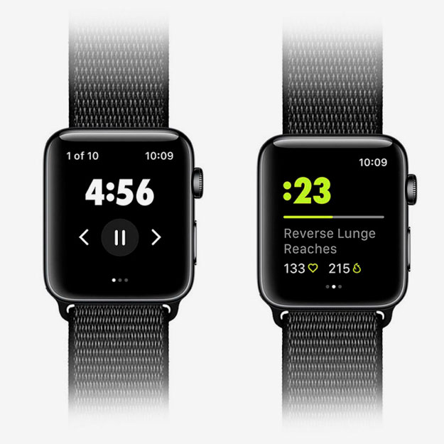 Приложение Nike Training Club теперь доступно на Apple Watch