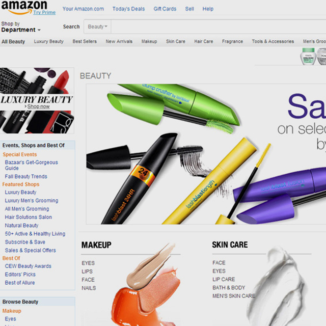 Amazon запустил бьюти-магазин