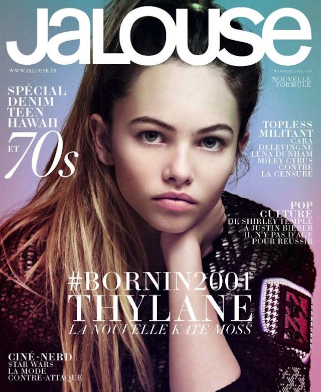 Тринадцатилетняя модель на обложке Jalouse