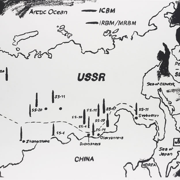 Галерея Гагосяна выставила на продажу картину Энди Уорхола с картой СССР