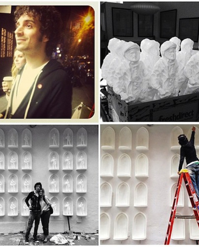 Инсталляция для Rag + Bone от барабанщика the Strokes