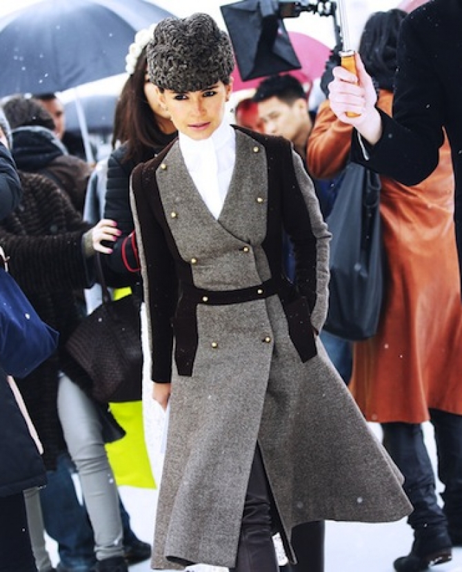 Неделя высокой моды в Париже. Streetstyle. Часть I