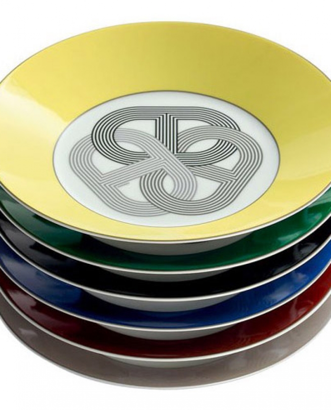 Сервизы Hermès и Christian Lacroix