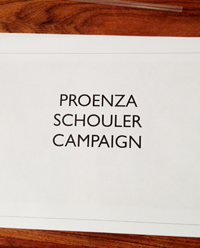 Модель Ира Николаева о съемке кампании Proenza Schouler