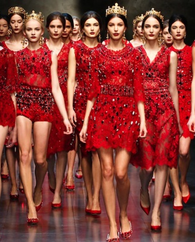 Неделя моды в Милане: гости показа Dolce & Gabbana