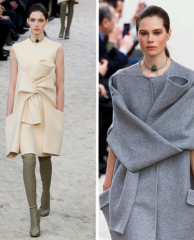 Знаковые вещи осени: платье и пальто Céline