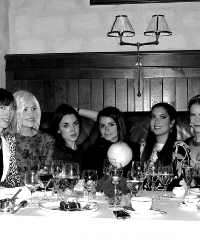Ужин в честь окончания недели высокой моды