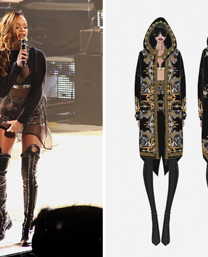 Рианна выступает в нарядах Givenchy