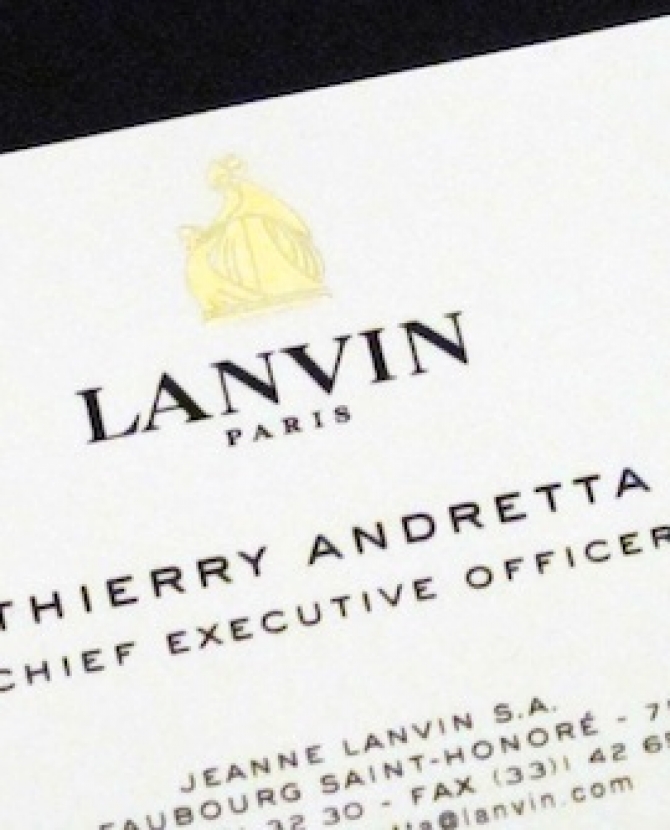 Тьерри Андретта ушел из Lanvin