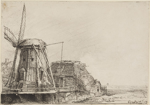 Выставка пейзажных гравюр Рембрандта во Франкфурте