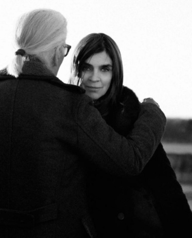 Тандем Карин Ройтфельд и Карла Лагерфельда