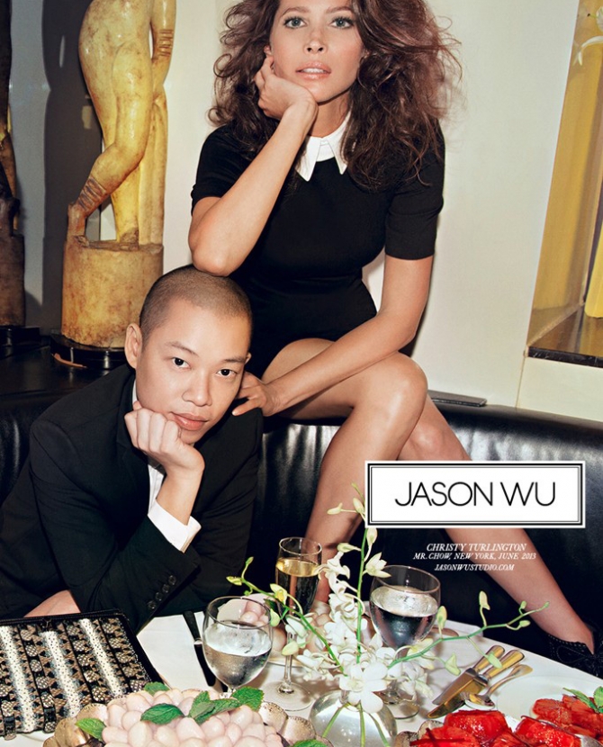 Кристи Тарлингтон в новой кампании Jason Wu