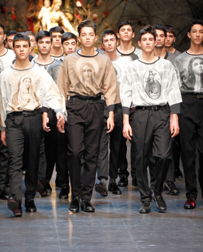 Дольче и Габбана проведут мужской показ в Лондоне