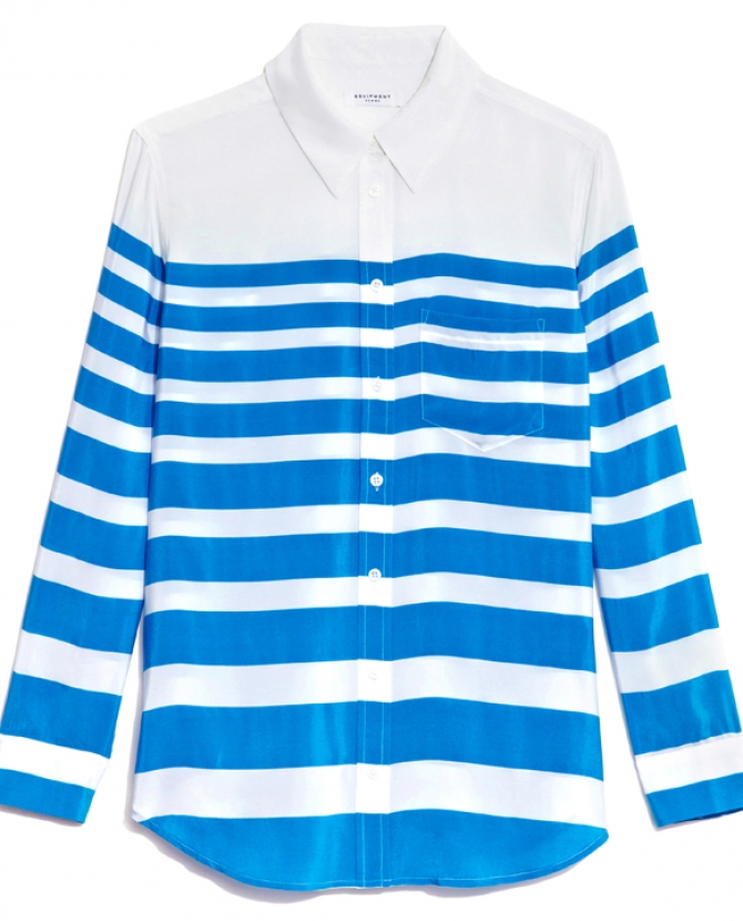 Объект желания: полосатая рубашка Equipment