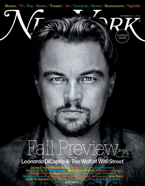 Леонардо ДиКаприо на обложке New York Magazine