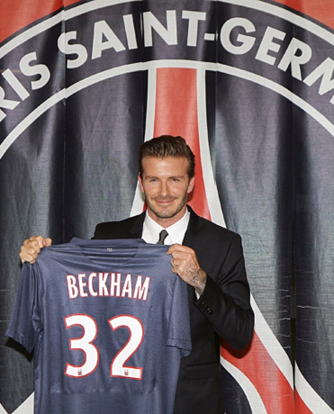 Дэвид Бекхэм будет играть в Париже