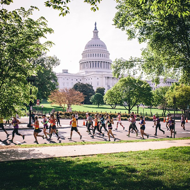 Nike организовал полумарафон в Вашингтоне