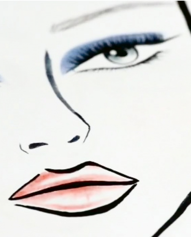Мастер-класс Dior: небесно-голубой макияж глаз