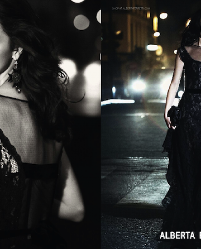 Мариякарла Босконо для Alberta Ferretti осень-зима 2013/14