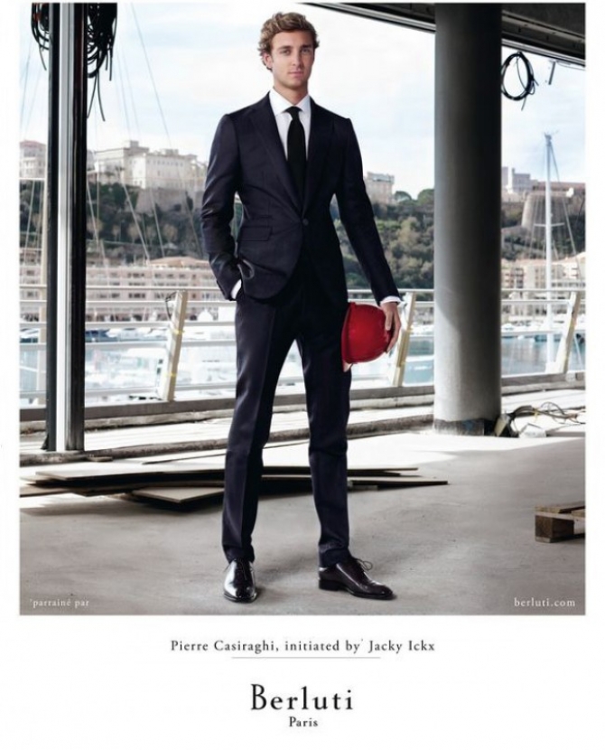 Пьер Казираги и Джереми Айронс в кампании Berluti