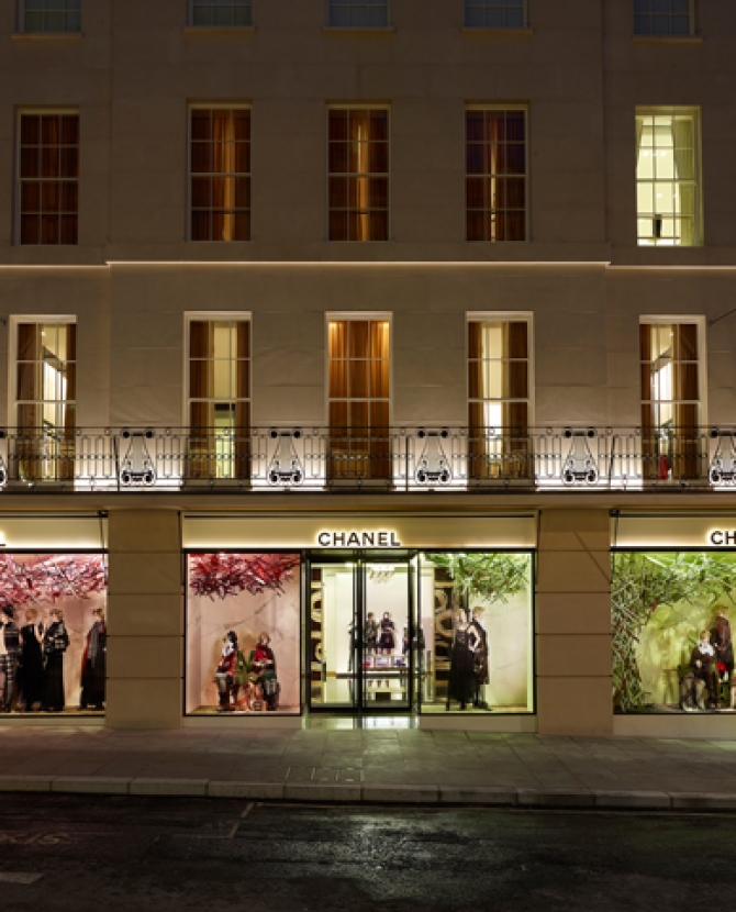 Новый бутик Chanel в Лондоне
