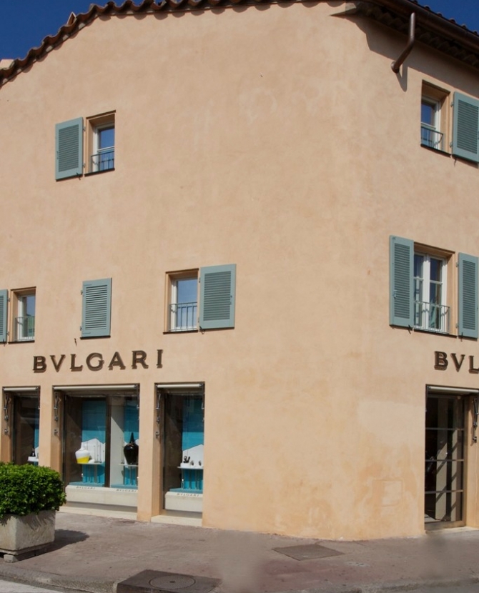 Первые кадры бутика Bulgari в Сен-Тропе