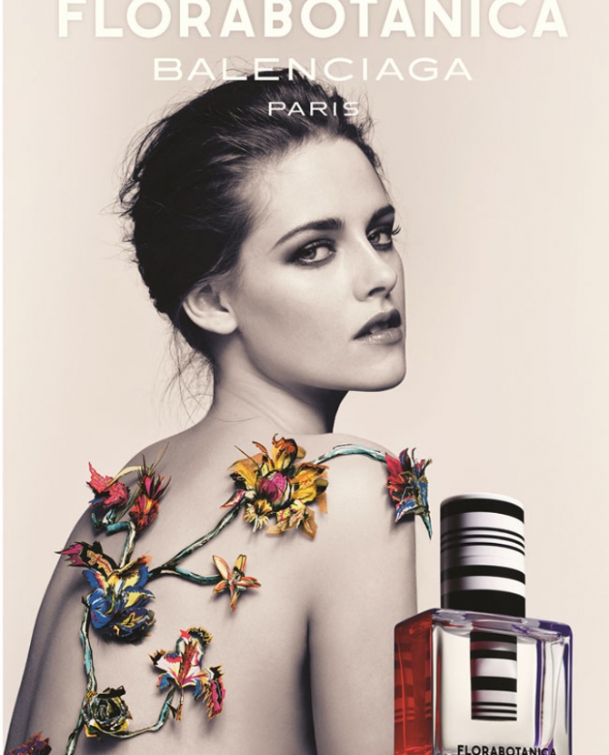 Кристен Стюарт в новой кампании Balenciaga Florabotanica
