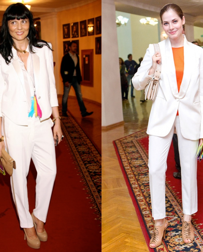 Белый костюм