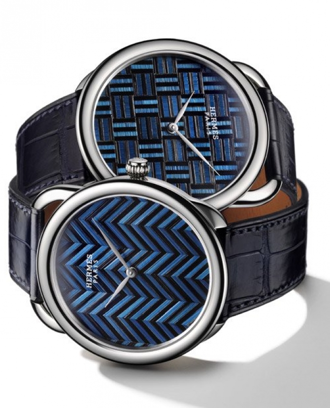 Часы Hermès Arceau Marqueterie de Paille  