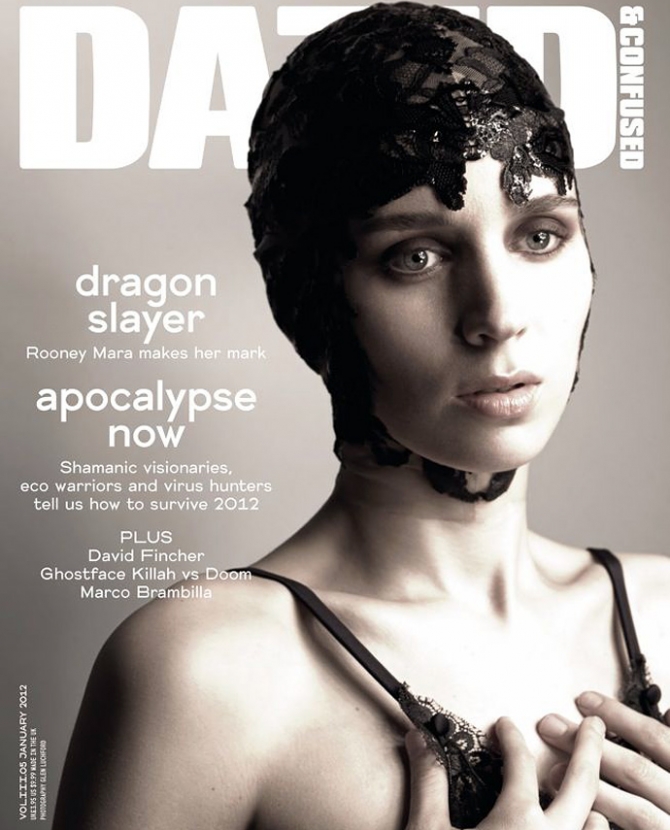 Руни Мара на обложке Dazed & Confused