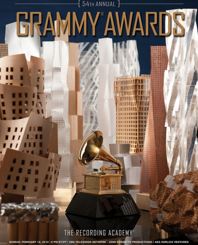 Фрэнк Гери нарисовал постер для \"Грэмми\"