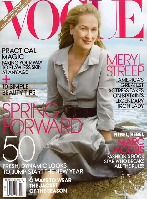 Мэрил Стрип на обложке январского Vogue US