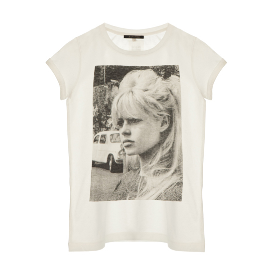 Коллекция футболок с Брижит Бардо от Maje