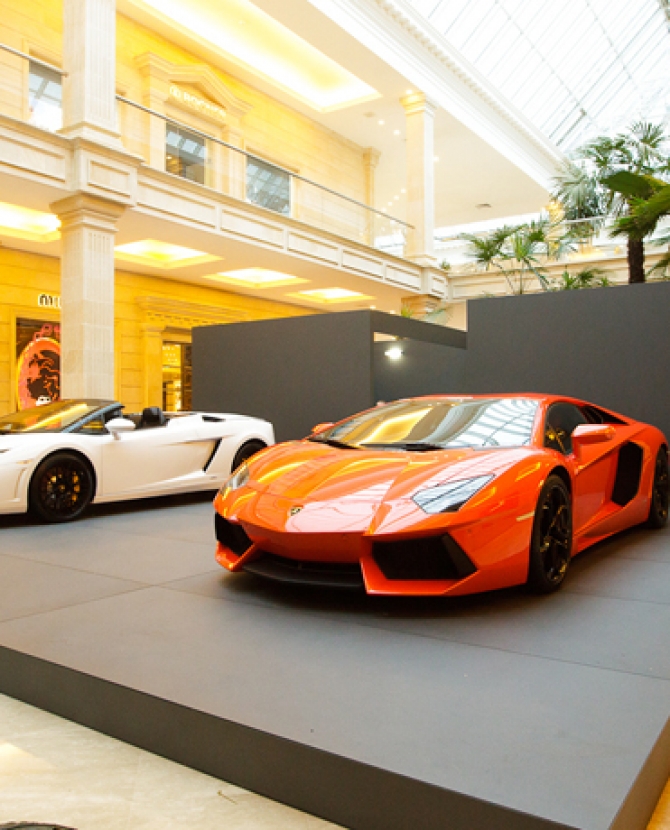 Новый бутик Lamborghini Moscow
