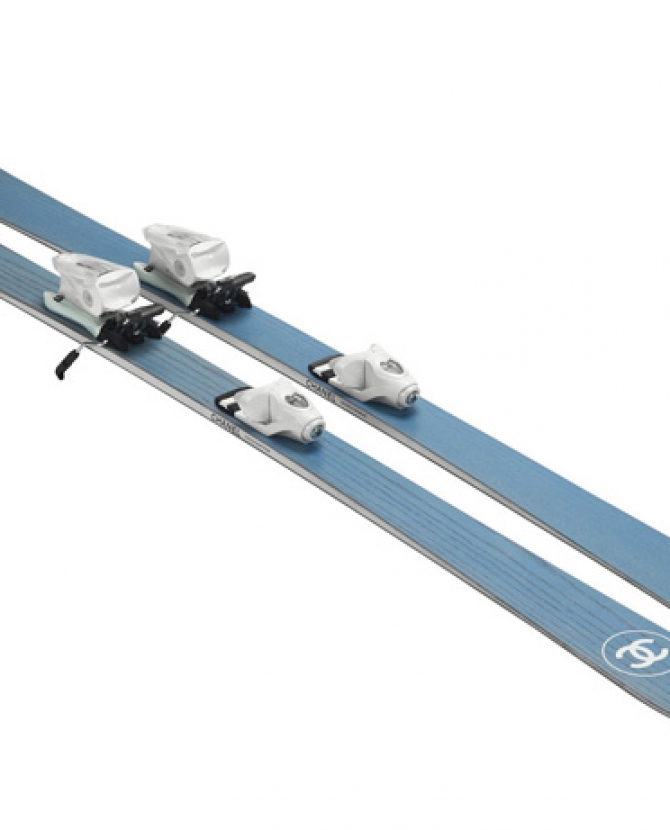 Лыжи Chanel Blue Polaire