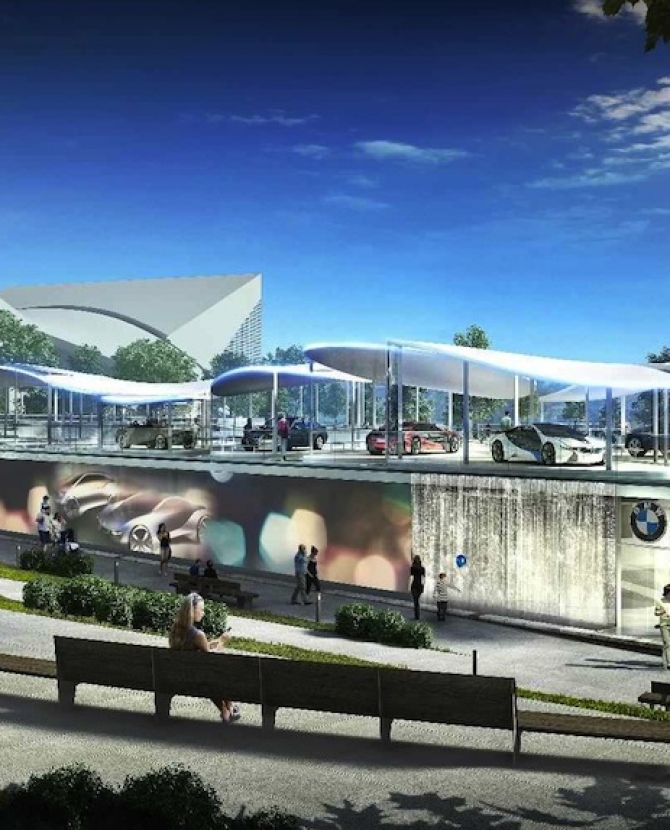 Олимпийский павильон BMW