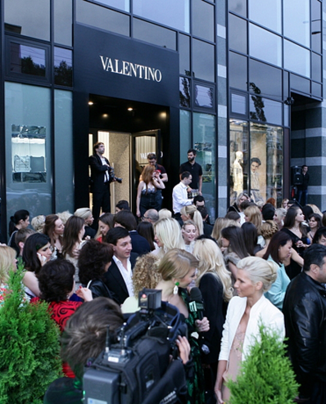 Открытие бутика Valentino в Киеве