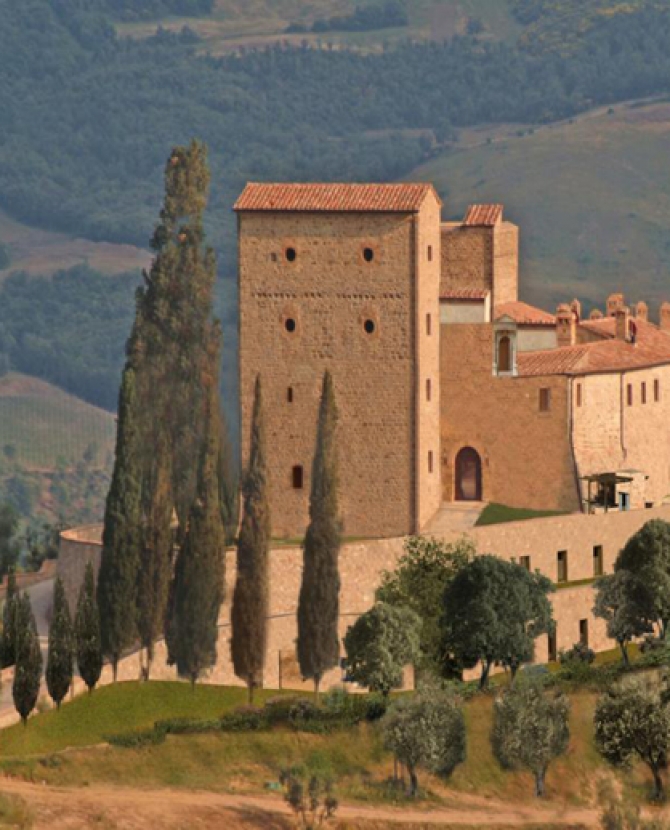 Отель-крепость Castello di Velona